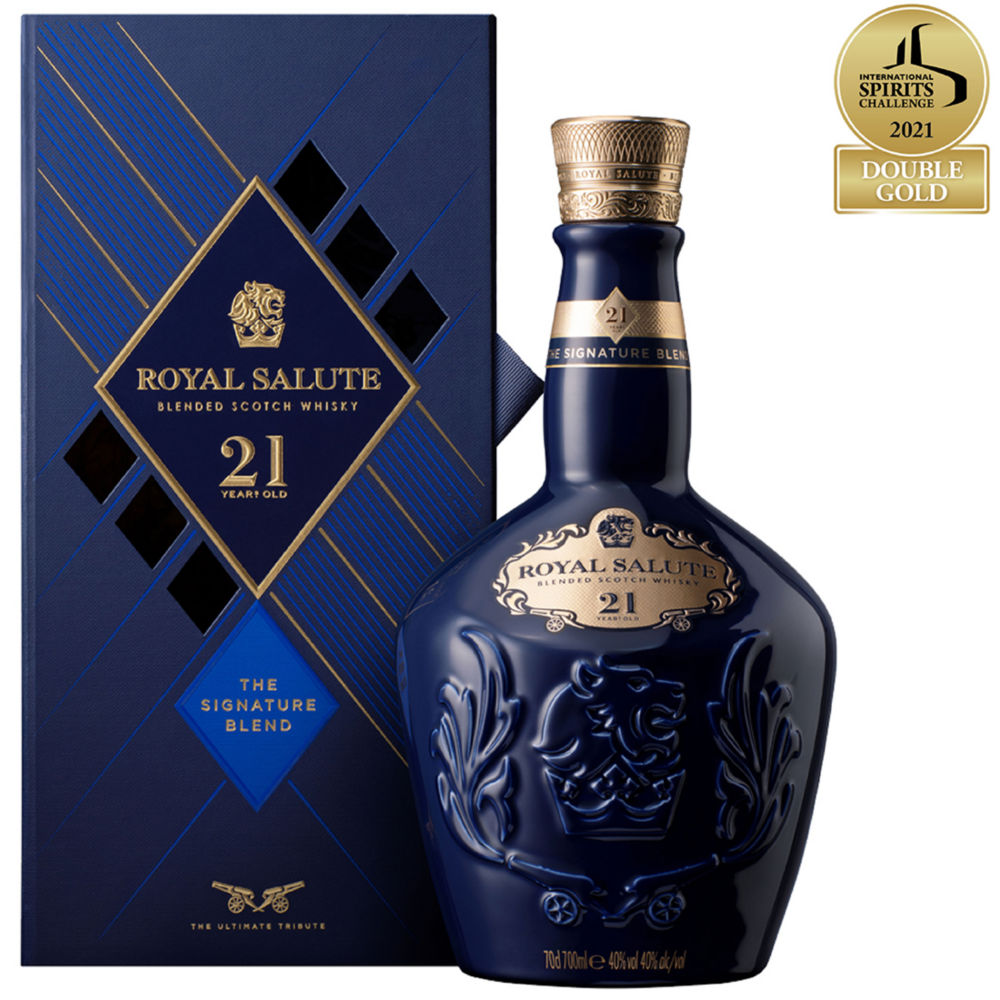 ROYAL SALUTE 21 YEARS OLD THE SIGNATURE BLEND SCOTCH WHISKY 700ML 40%