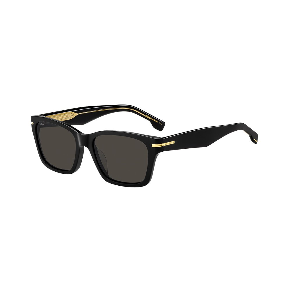 HUGO BOSS Eco Acetate Boss 1739/F/SK Sunglasses - Black 56
