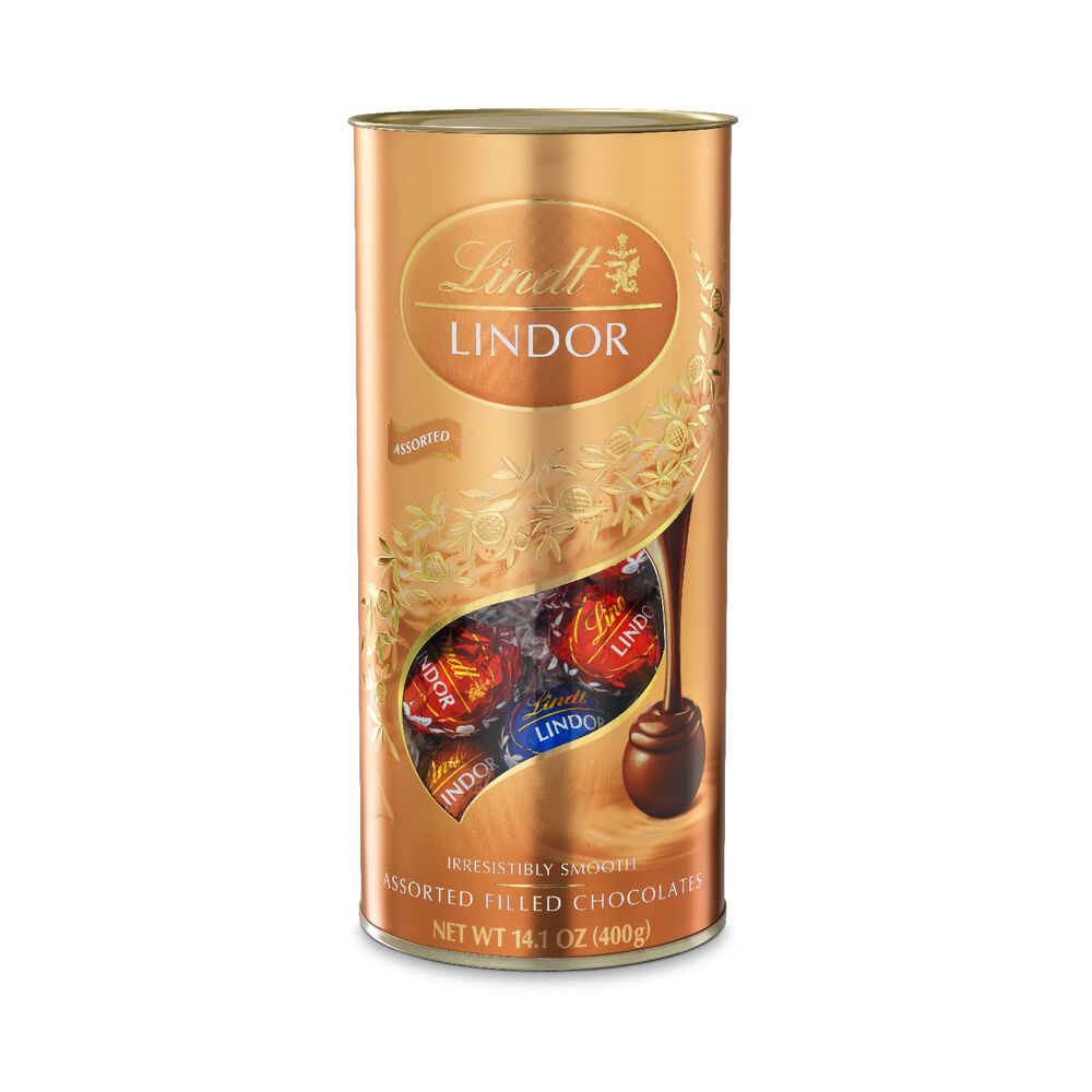 LINDT LINDOR TUBE ASSORTED 400G