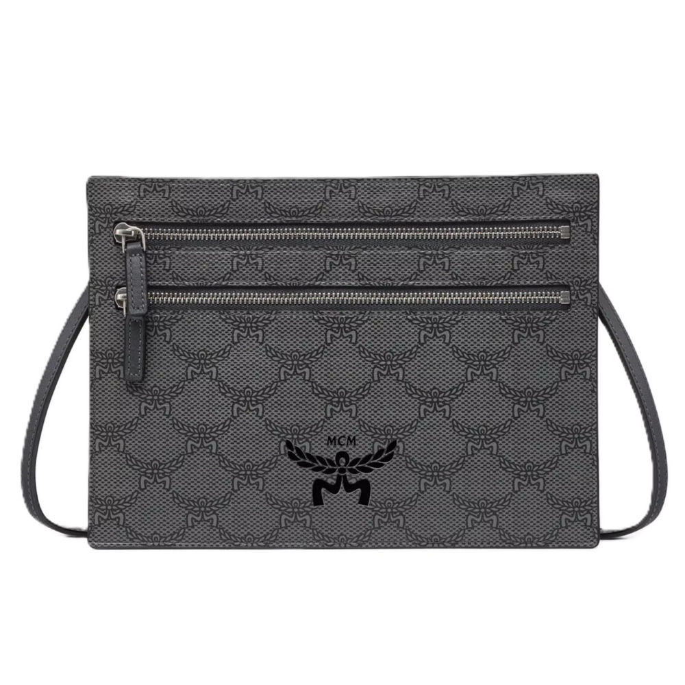 Himmel Crossbody Pouch in Lauretos (Grey)