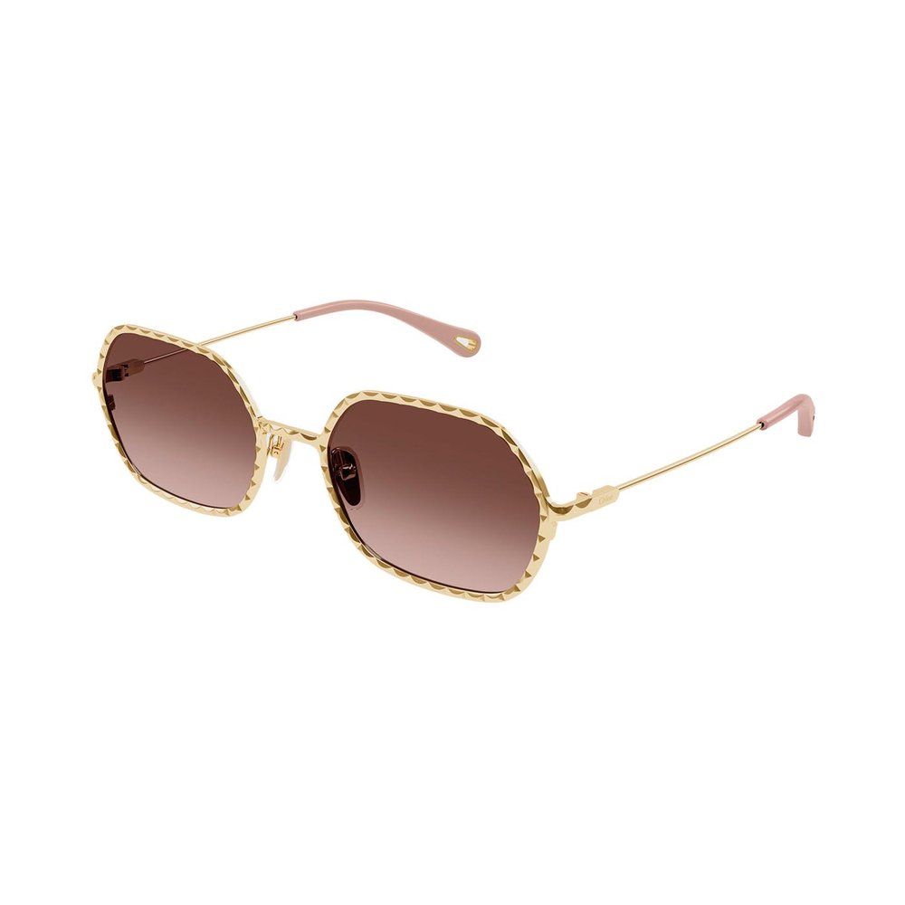 CHLOÉ CH0231S-002 Sunglasses - Shiny Classic Gold CHL 56
