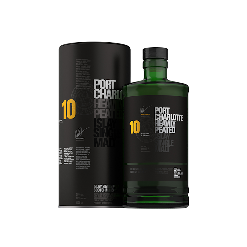 Port Charlotte 10 Year Old Heavily Peated 1l