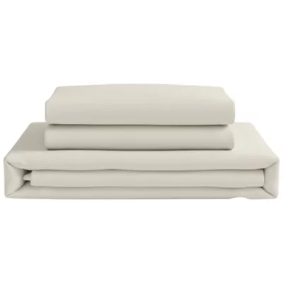 Robinsons Silky Soft Embroidered Microfibre Fitted Sheet Set Core Collection Queen Size